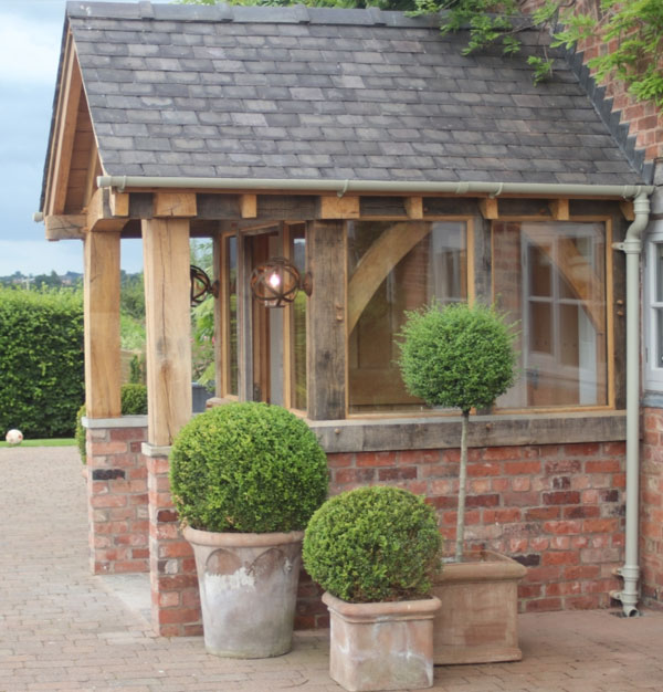 Solid Oak Porches
